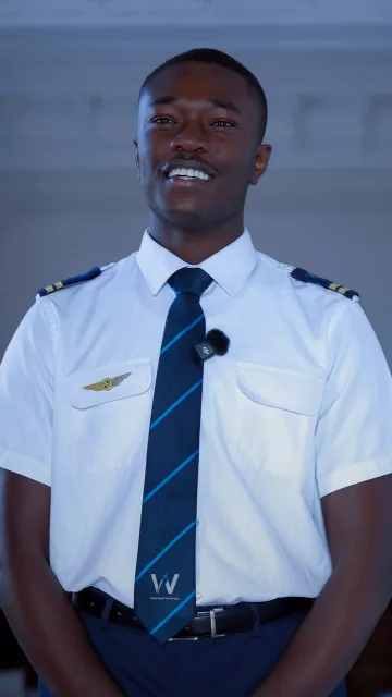 🎙️✈️ Let's talk with Cheikh Diop ! Born in Dakar, Cheikh Diop is the embodiment of a dream turned reality. Passionate about aviation from a young age, his early path seemed to lead elsewhere - towards football, with hopes of becoming a professional player. Yet behind every game, his true dream remained : becoming an airline pilot.“If you believe in yourself and work hard, the skies are yours to conquer. Becoming a pilot isn’t just about skills, it’s about resilience, determination, and passion. Believe in your wings, they were made to fly.”And you, ready to take off ? ✈️😊#wecair #wecairpilotschool #pilotstudent #aviation #aviationafrica #senegal #dakar #becomeapilot @4cheikh_diop