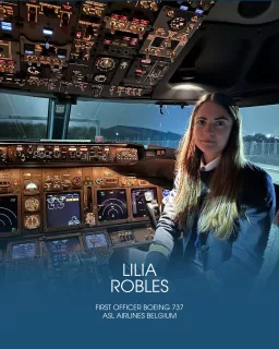 ✈️ 👩‍✈️ From Wecair student to airline pilot

At 14, she watched a plane cross the sky from a chairlift. Today, she flies one. Lilia Robles is 23 years old. 

She's a First Officer at ASL Airlines Belgium, flying through Europe at night, carrying parcels, horses, and dreams.

Her path was anything but straight.Three rejections. Moments of doubt. Moments where she could have walked away. She didn't.

Her story is here : link in bio.
Read it. And pass it on to every young girl who's still hesitating. Aviation belongs to you too.

#wecair #wecairpilotschool #aviation #womenpilot #studentpilot #aslairlines