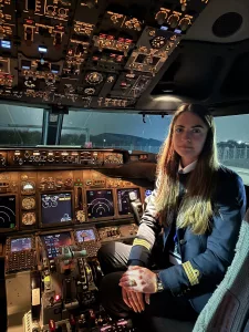 Lilia Robles, First Officer chez ASL Belgium